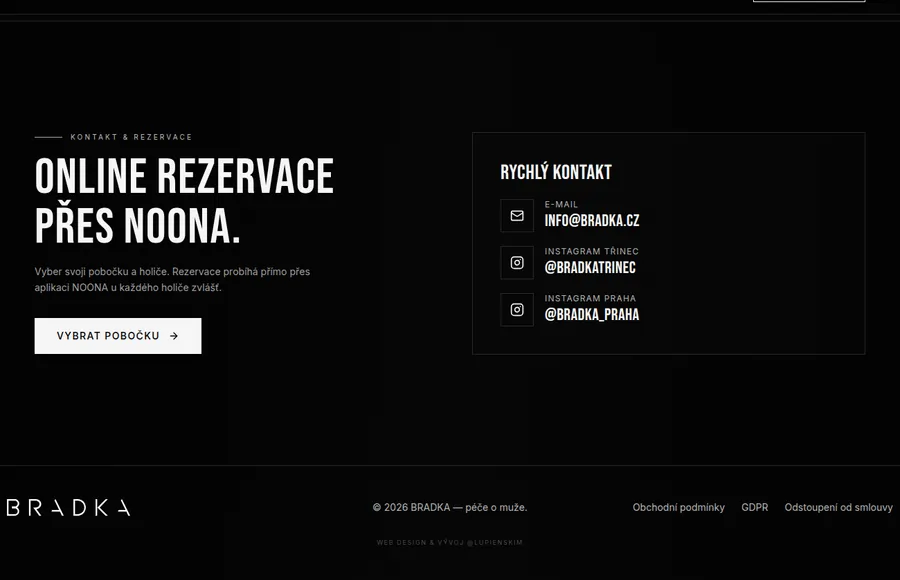 Online rezervácia a rýchly kontakt
