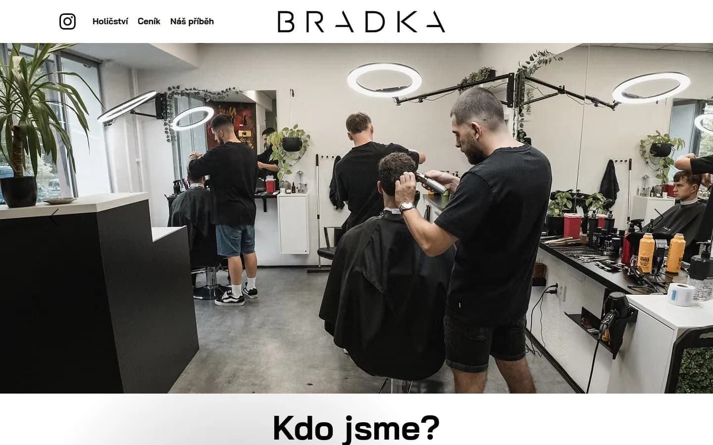 Starý web Bradky