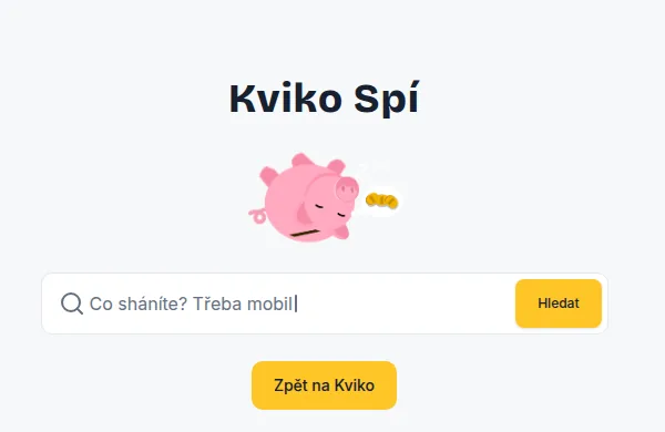 Stránka sa nenašla: Kviko spí