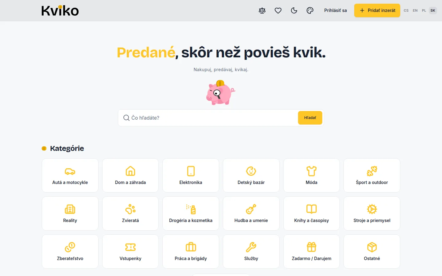 Úvodná stránka Kviko.cz